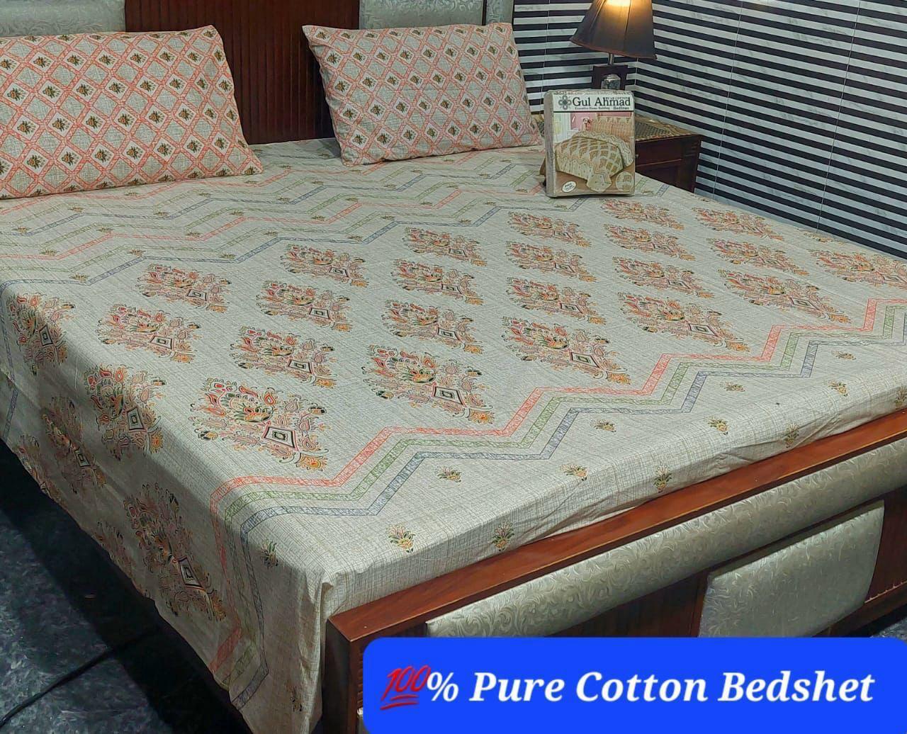 King Size Pure Cotton Bedsheet