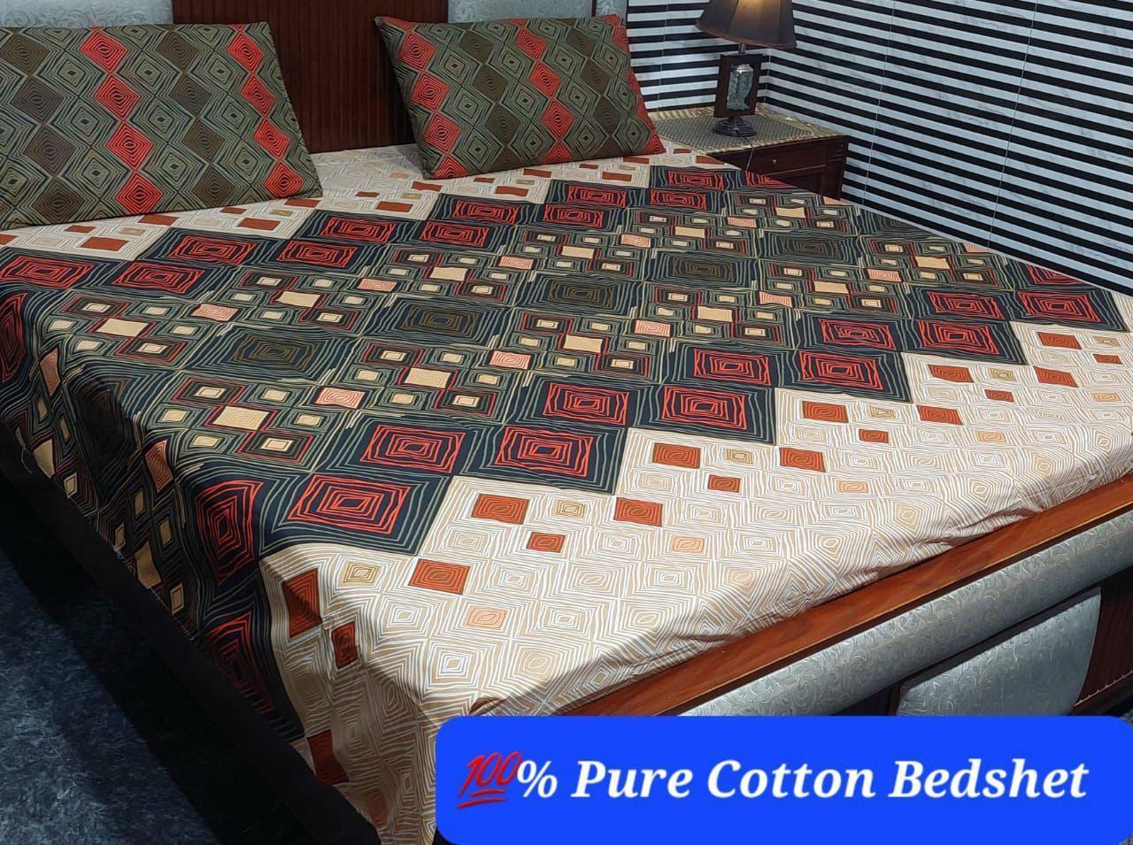 King Size Pure Cotton Bedsheet