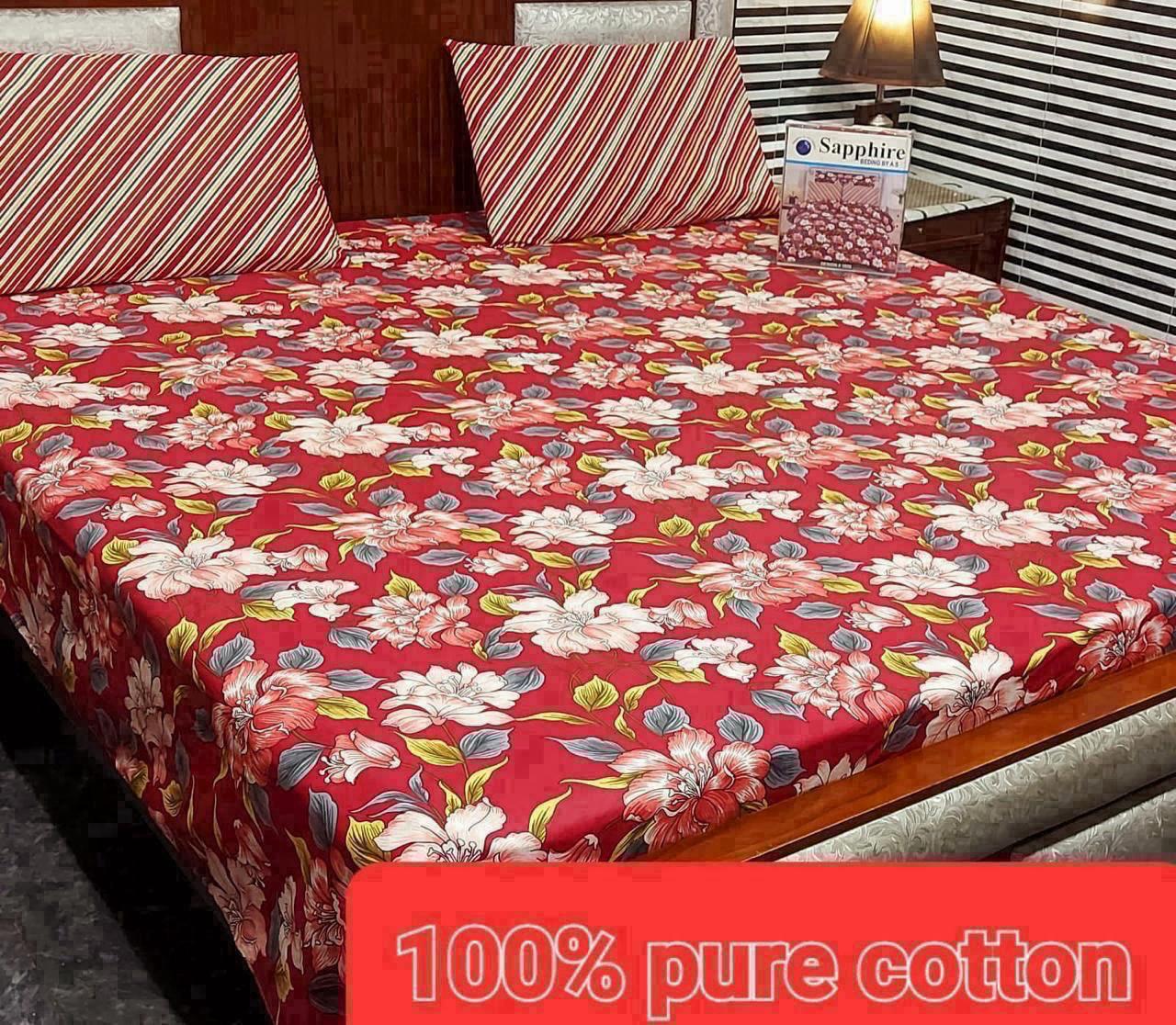 King Size Pure Cotton Bedsheet