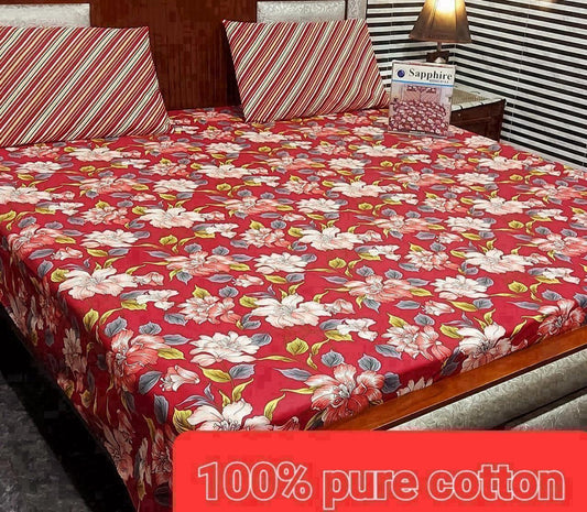 King Size Pure Cotton Bedsheet