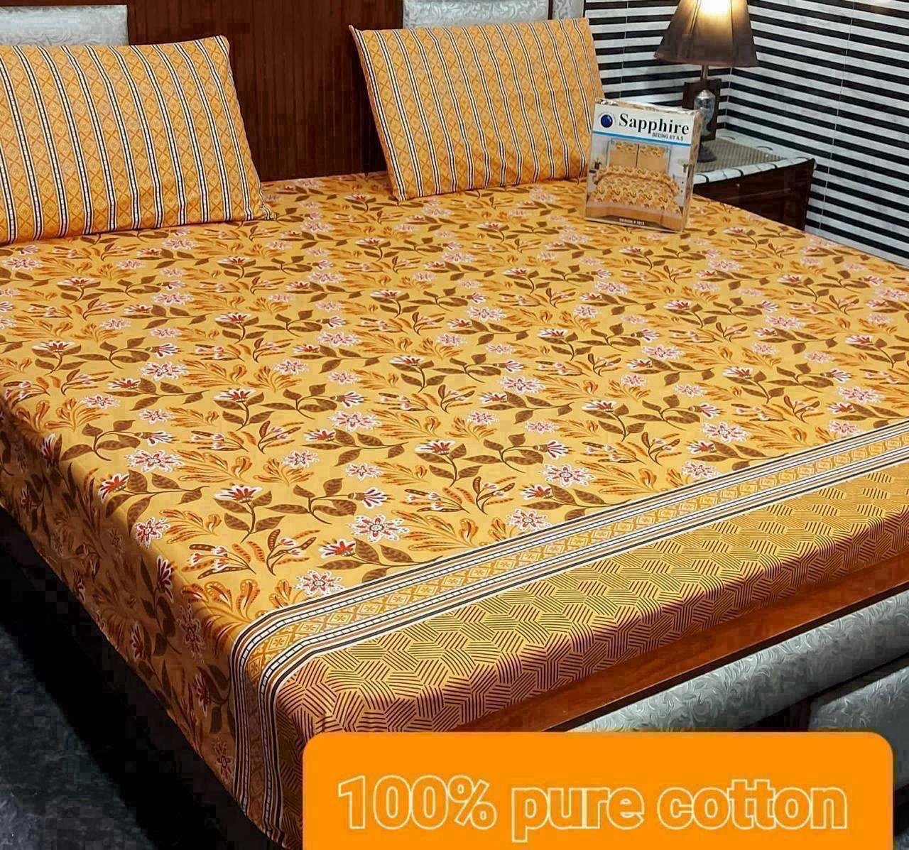 King Size Pure Cotton Bedsheet